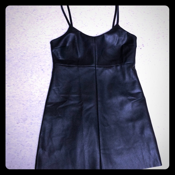 Honey Punch Dresses & Skirts - Faux Leather Dress - L
